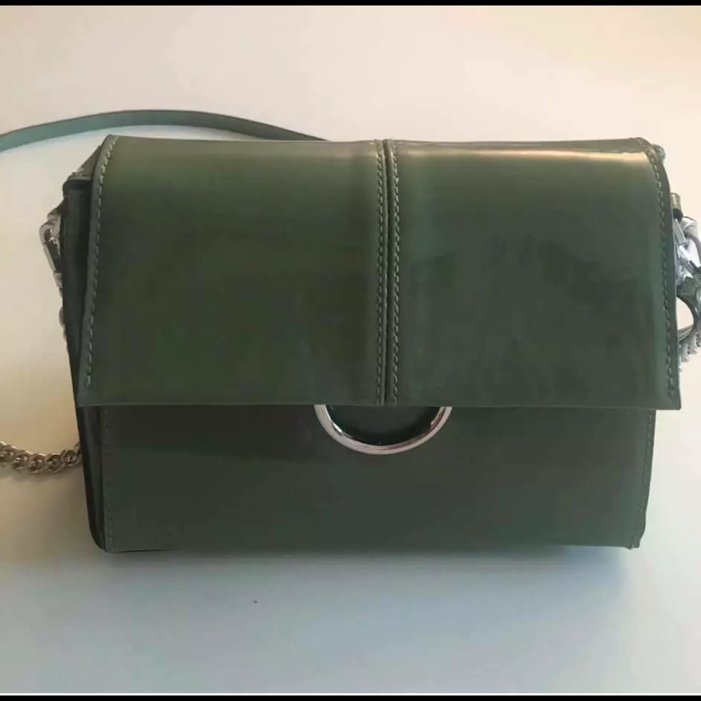 Zara Vintage Forest Green Purse